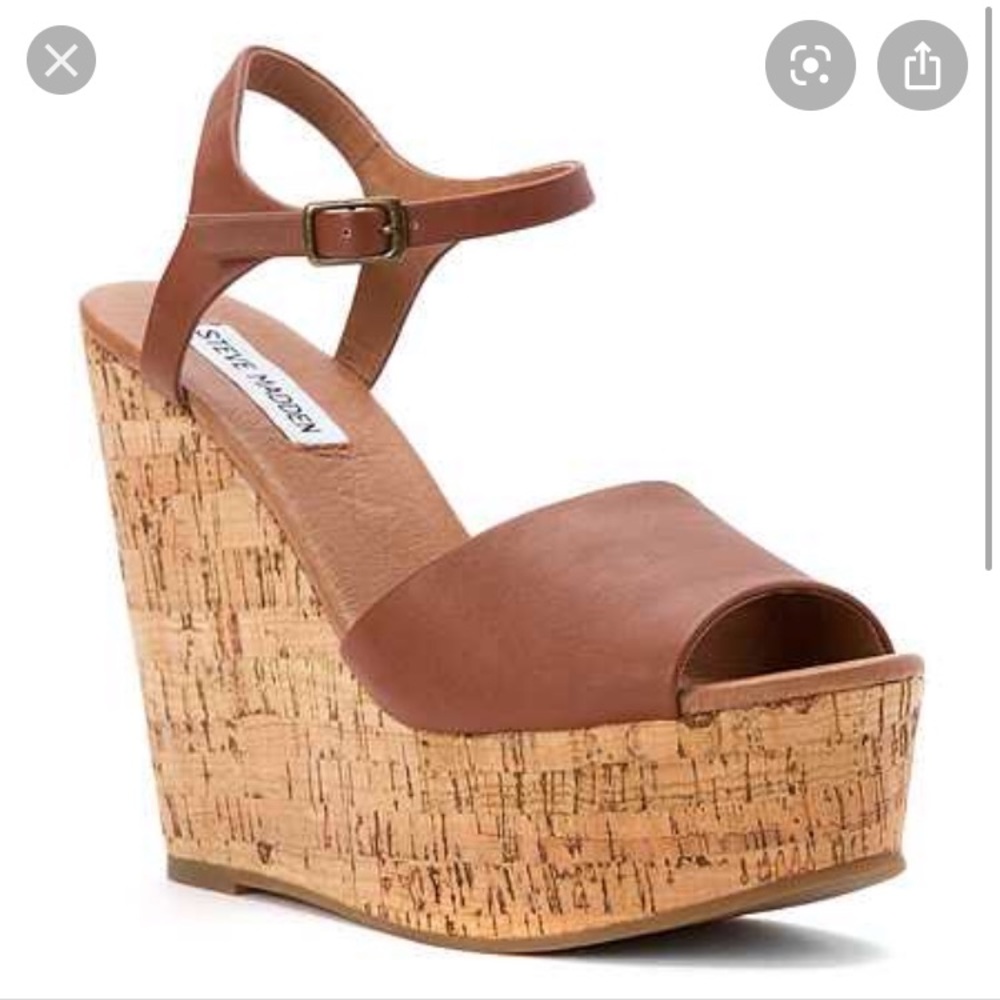 Steve Madden Korkey Wedges! NWOB